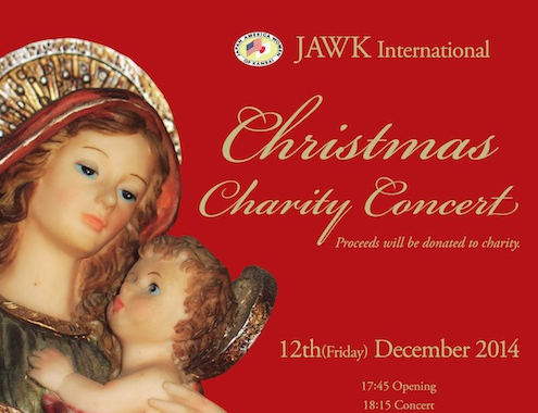 JAWK International Charity Christmas Concert Flyer